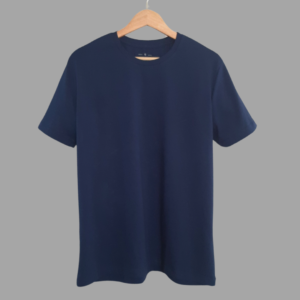 Camiseta Algodão Egípcio Azul
