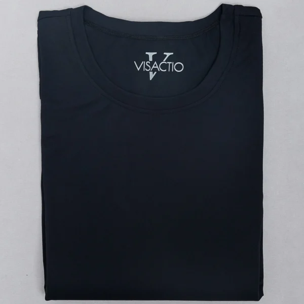 Camiseta Dry Poliamida Preta com Proteção UV50+ - Imagem 3